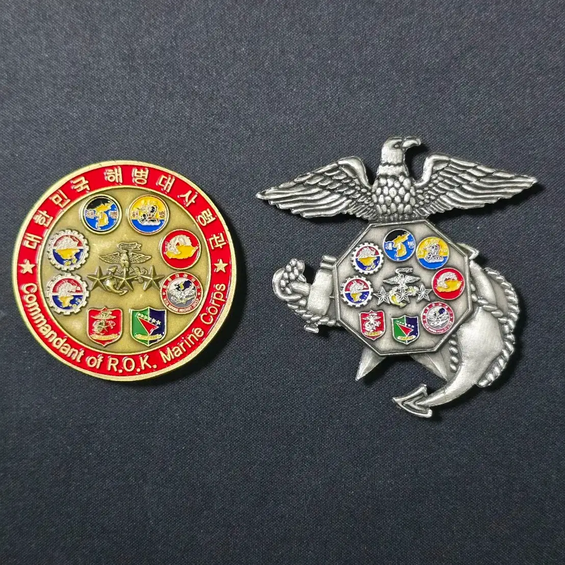 해병대 사령관) 군대코인, 부대코인 2종 일괄 판매합니다