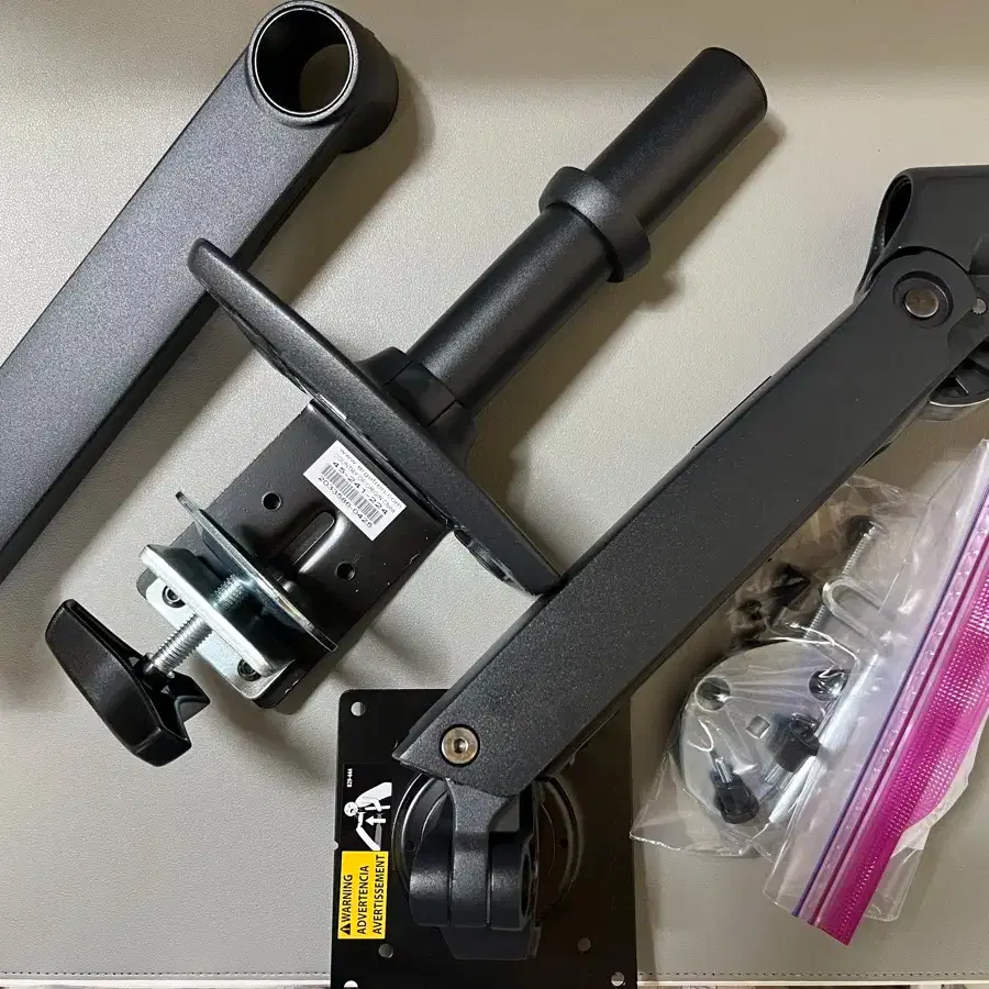 어고트론 lx 싱글 모니터암 블랙