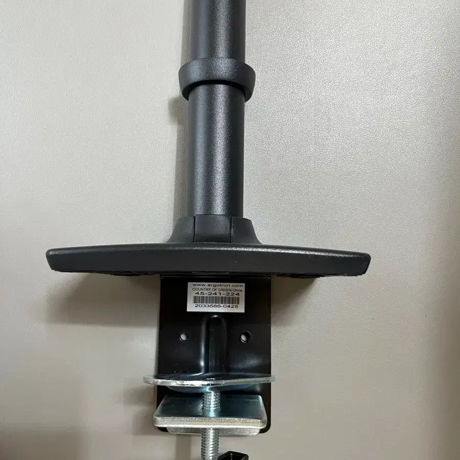 어고트론 lx 싱글 모니터암 블랙