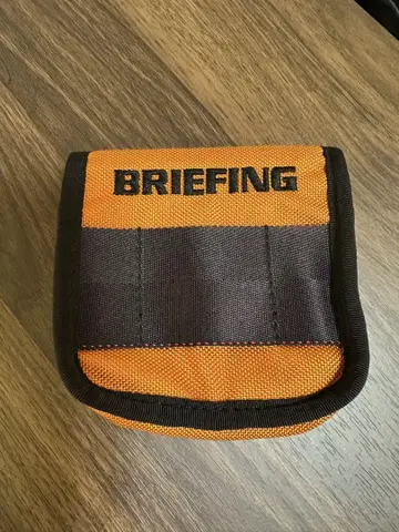BRIEFING 골프헤드커버 퍼터용 오렌지