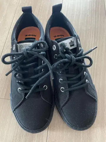 Admiral 블랙 스니커즈 24cm