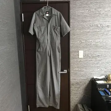 디키즈 그레이 오버롤 츠나기