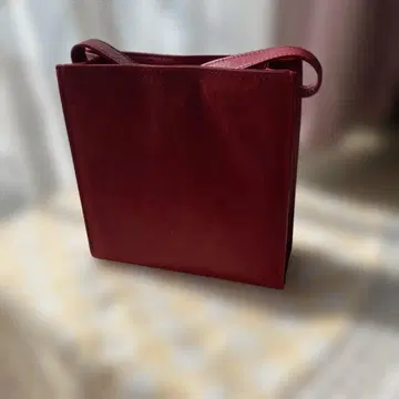 빨간색 가죽풍 숄더백