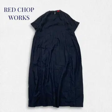 RED CHOP WORKS 레드촙웍스 린넨 반팔 원피스 블랙