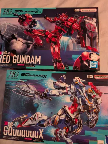 HG 1/144 지크 액스 빨간색 건담 세트 새상품 미조립품