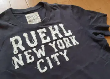RUEHL925 아플리케 자수 티셔츠 M 빈티지 싱글 스티치