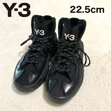 Y-3 와이 쓰리 하이컷 스니커즈 먼지 22.5cm 블랙