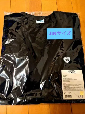 RUNSEOKJIN in JAPAN 티셔츠 블랙 진 사이즈
