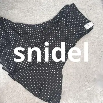 스나이델 snidel 머메이드 스커트 도트