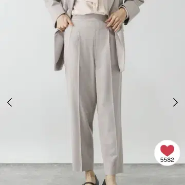 우츠쿠 실루엣 테이퍼드 팬츠 xxl 미사용 새상품 그레이지