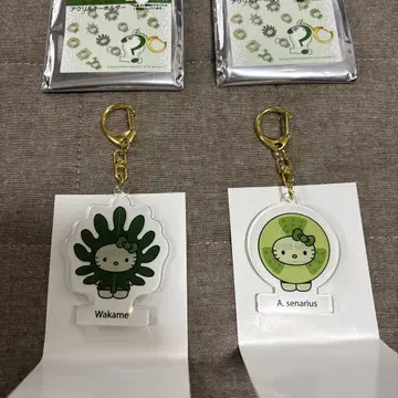 간사이 오사카 엑스포 한정판 일본관 모키티 아크릴 키링