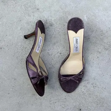 JIMMY CHOO 퍼플 뮬