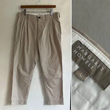 21SS Margaret Howell 코튼 턱 팬츠 MHL.