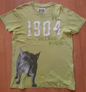 RUEHL925 프렌치 불독 티셔츠 레어 빈티지 가공