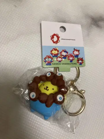 간사이 엑스포 마스코트 컬러 키링 산리오 얏쿠얏쿠 폼폼푸딩