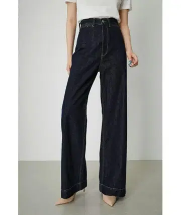 AZUL DENIM 하이 웨스트 와이드 데님 XS