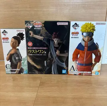 제일복권 NARUTO 중닌 시험편 가아라&나루토&사슴말 증정 세트