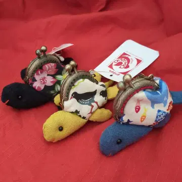 거북이 모양 코인 케이스 3색 세트