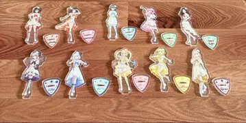 뱅드림 다이소 DAISO 콜라보 아크릴 스탠드 컴플리트