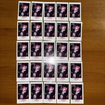 nqrse 다이후쿠야 씨 폴라로이드 나루세 모자 사인 25장 세트