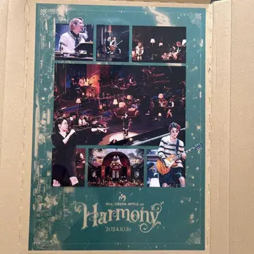 Mrs. GREEN APPLE on Harmony A3 클리어 포스터