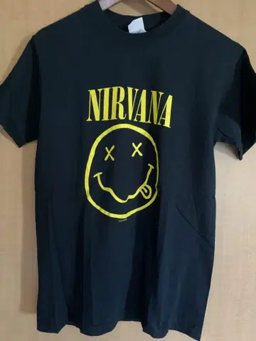 NIRVANA/밴딩 티셔츠/S 사이즈