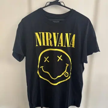 NIRVANA 티셔츠 M 사이즈 블랙 여름옷
