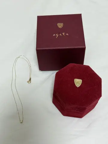 agete 심플 체인 목걸이