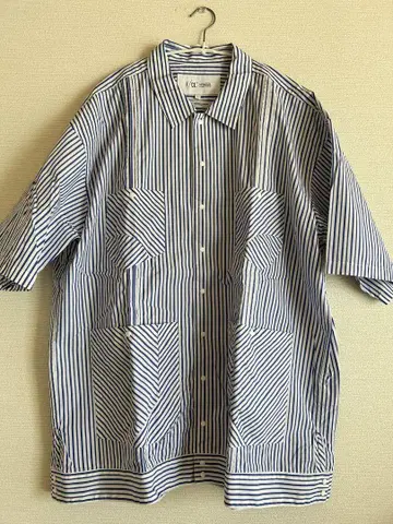 F/CE. F.C.E. THOMAS MASON 반팔 셔츠 스트라이프 블루