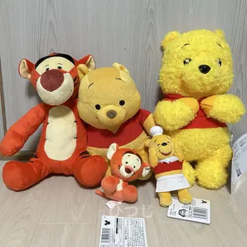 곰돌이 푸 꿀을 좋아하는 FUNDAYSTORY 페어 봉제 인형 마스코트