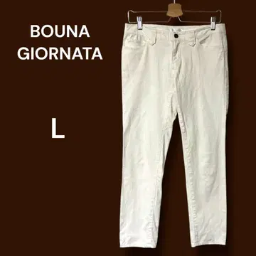 BUONAGIORNATA 스키니 데님 팬츠 화이트 L