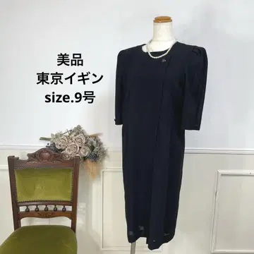 새상품급 도쿄 이긴 블랙 포멀 원피스