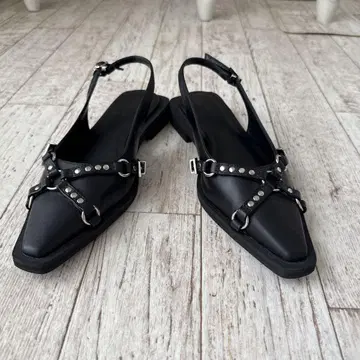 MOUSSY HARNESS SLINGBACK 뮬 사이즈 M