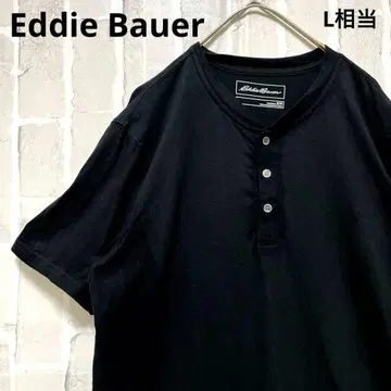 에디 바우어 반팔 헨리넥 티셔츠 무지 솔리드 M 남성용