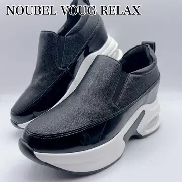 NOUBEL VOUG RELAX 웨지 사이드 고어 스니커즈 24.5