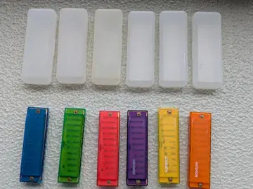 Hohner 하모니카 6개(모두 C조) 세트 케이스 포함
