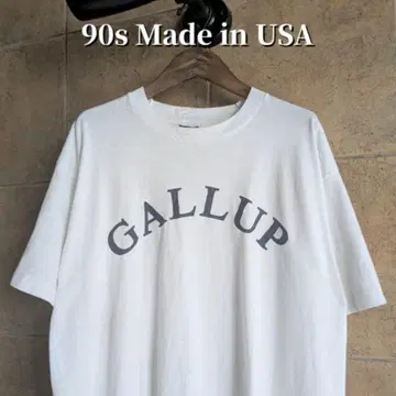 90년대 USA제 GALLUP 수베니어 티셔츠 싱글 스티치 XL