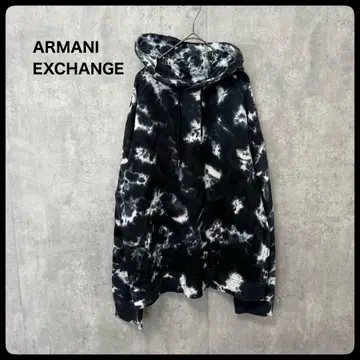 # ARMANI EXCHANGE 타이다이 패턴 맨투맨 트레이닝복 후드티