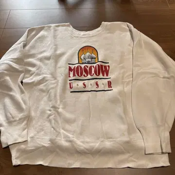 Moscow USSR 프린트 맨투맨