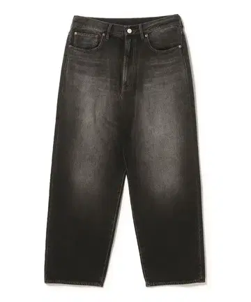 beams 와이드 핏 데님 FADE BLACK