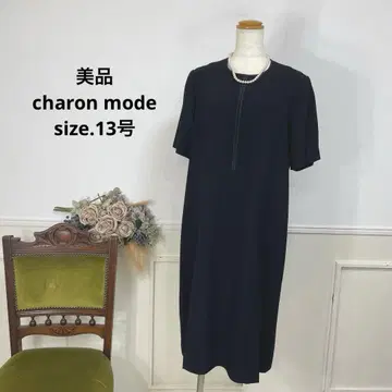 새상품급 charon mode 블랙 포멀 원피스 상복