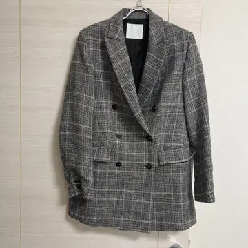 GALLARDA GALANTE 오쿠사 나오코 콜라보 체크 무늬 자켓