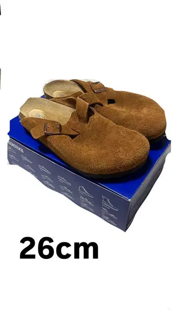 버켄스탁 BIRKENSTOCK 보스턴 브라운 26cm 40