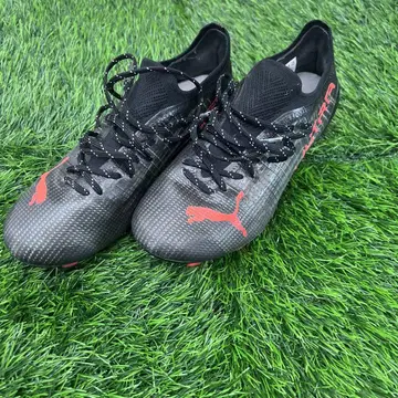 Puma Ultra fg/ag 축구화 블랙/레드 24.5cm