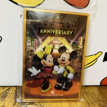 디즈니 스토어 도쿄 디즈니 리조트점 25주년 한정 엽서 세트