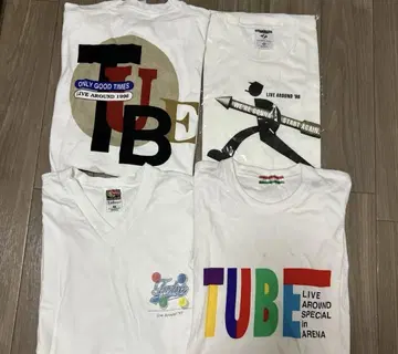 TUBE 티셔츠 4장 세트