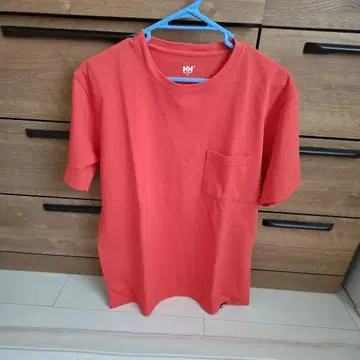 HH 포켓 부착 티셔츠 오렌지