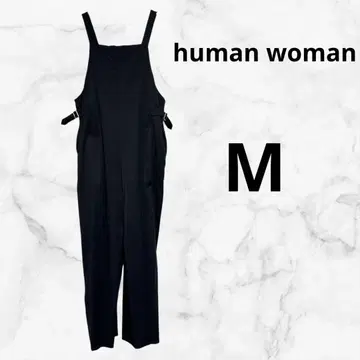 블랙 살로펫 M 사이즈 human woman 릴랙스 콤비네존