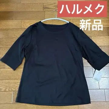 하루메쿠 CERISIER 블랙 M 사이즈 반소매 티셔츠 일본제