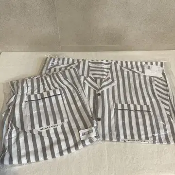 GELATO PIQUE HOMME 스트라이프 파자마 L 상하의